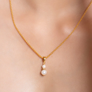 Adorna Pearl Neckalace Set