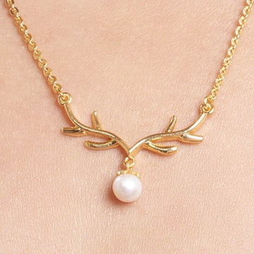Mystic Stag Pearl Pendant