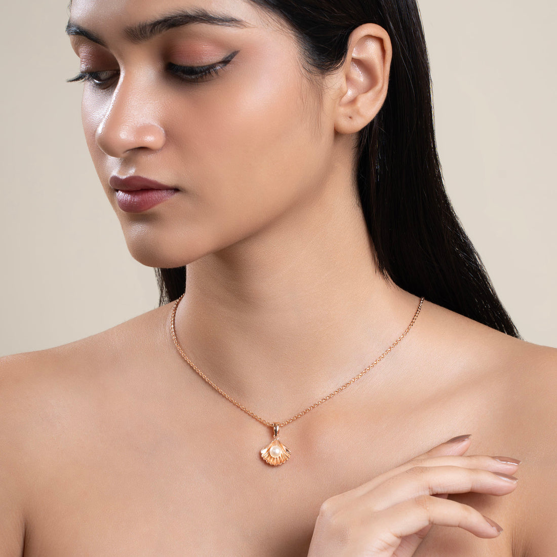 Coastal Charm Pearl Pendant