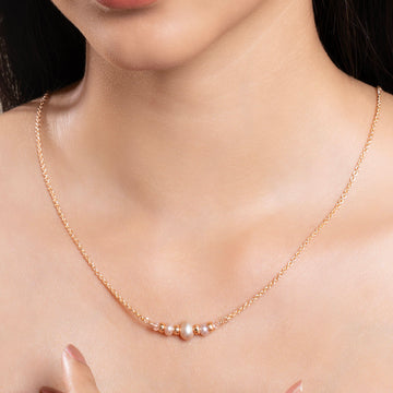 Faceted Beads Pearl Set