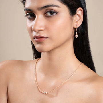 Faceted Beads Pearl Set