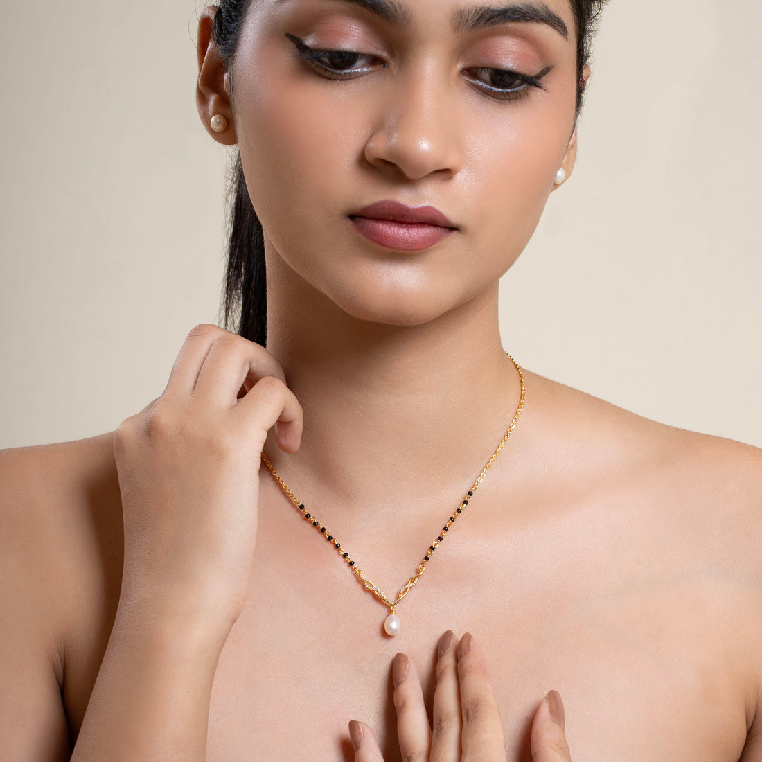 Intertwined Luxury Pearl Mangalsutra