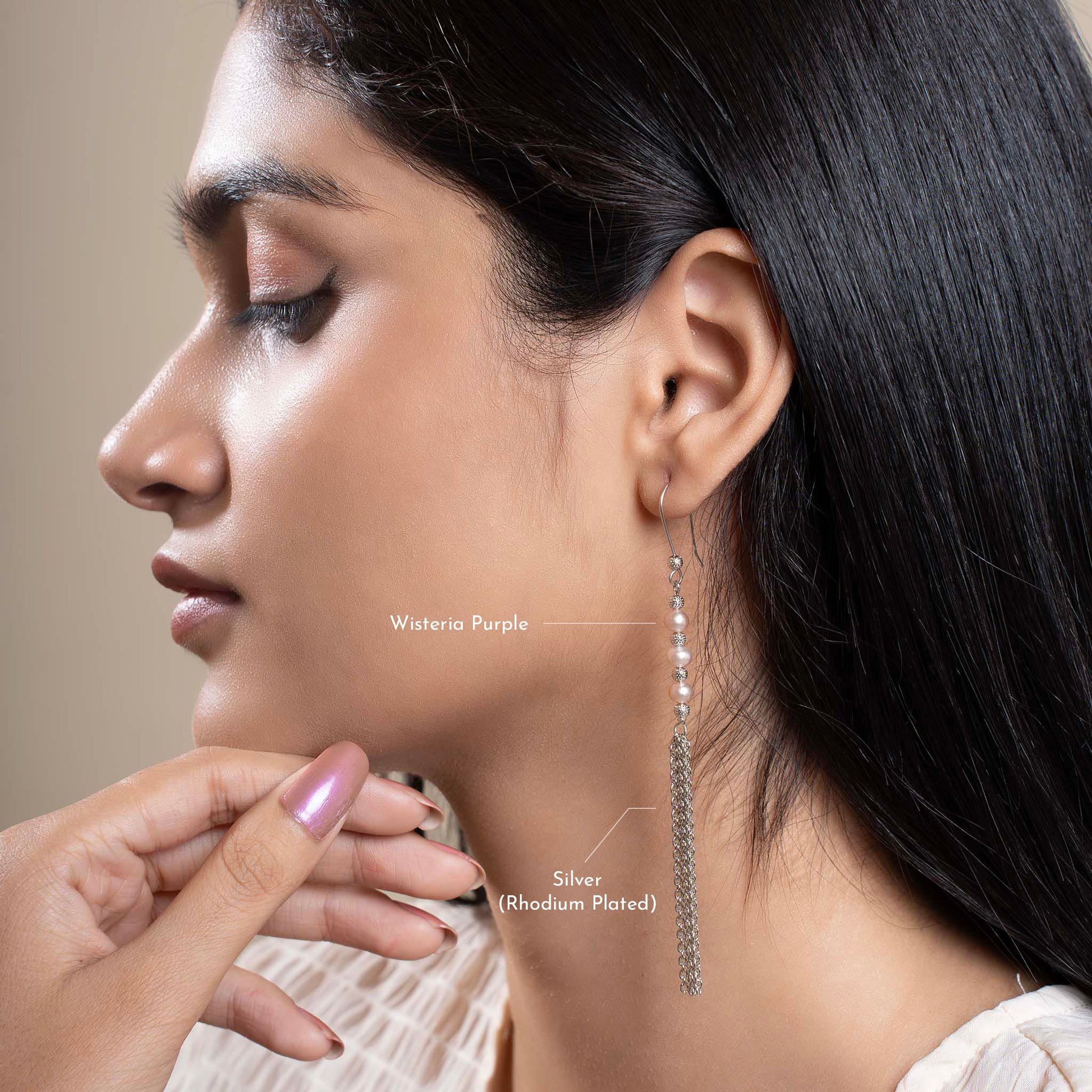Long Pearl Earrings online