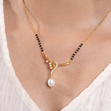 Mystic Elegance Pearl Mangalsutra