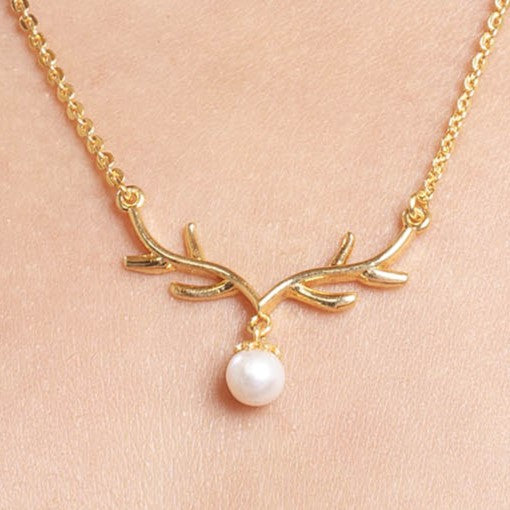 Mystic Stag Pearl Pendant