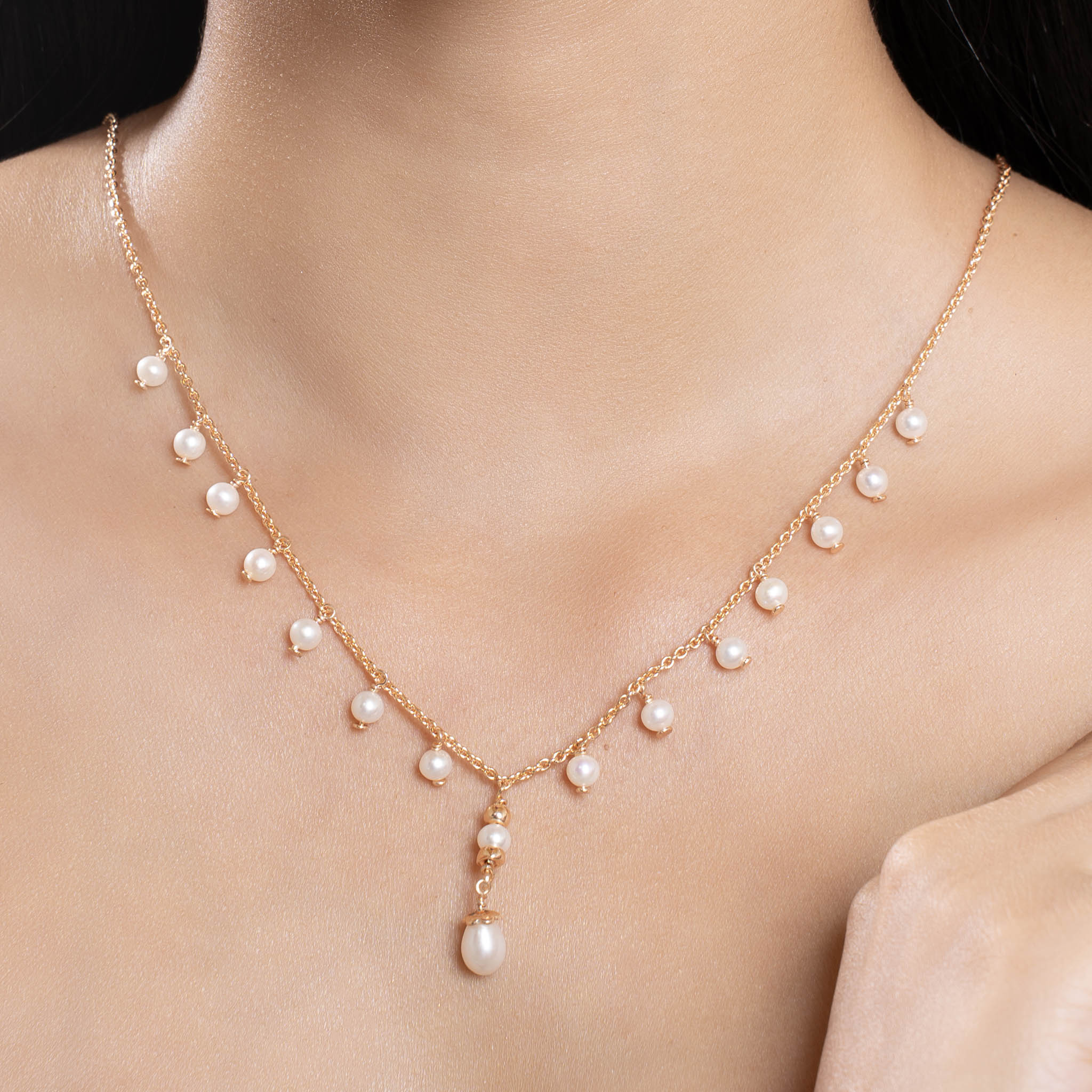 Ocean Mist Pearl Necklace