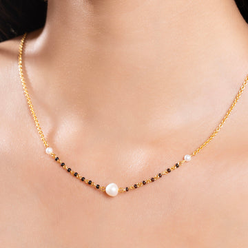 Simply Elegant Pearl Mangalsutra