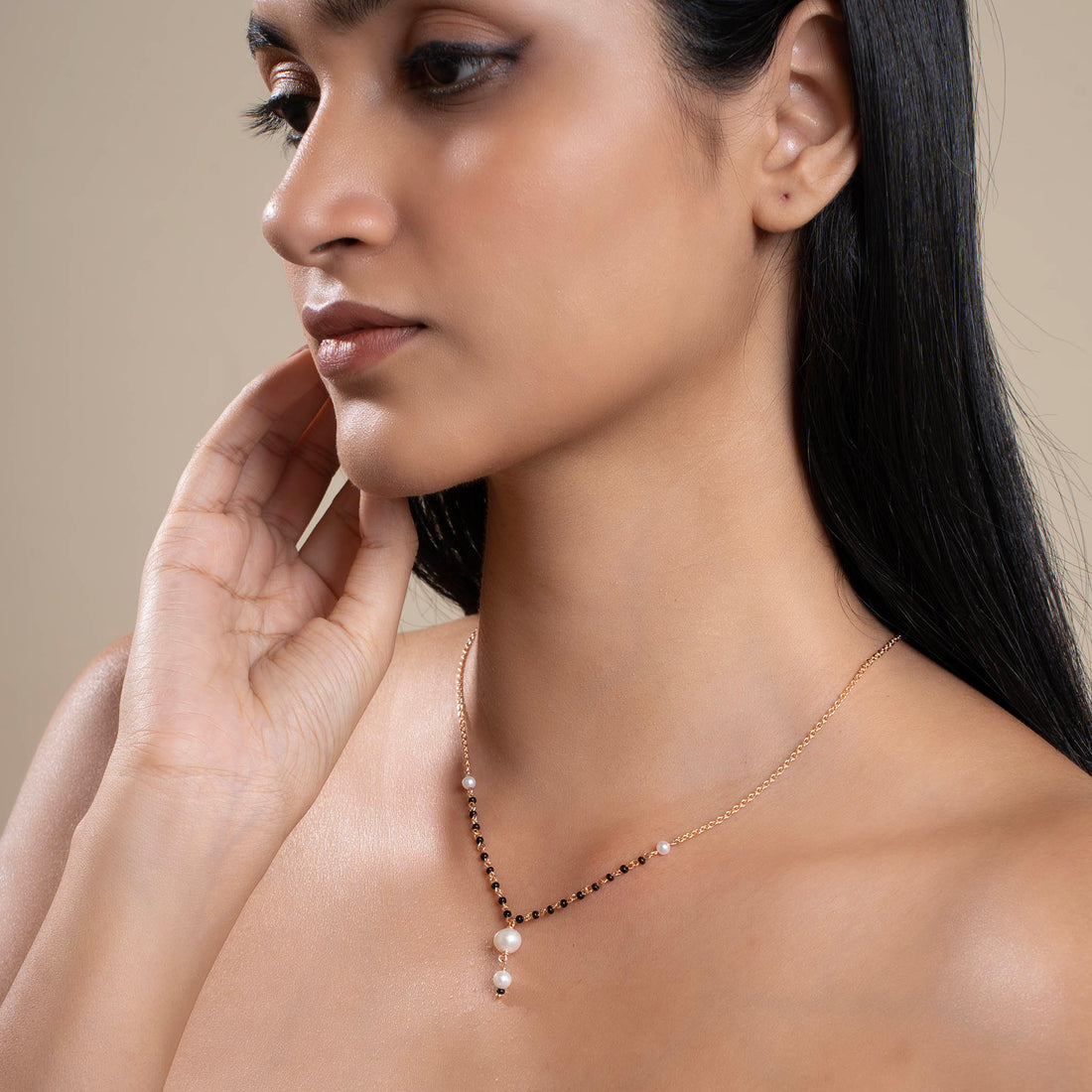Subtle Promise Pearl Mangalsutra