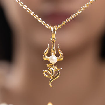 Lord Shiva Pearl Pendant