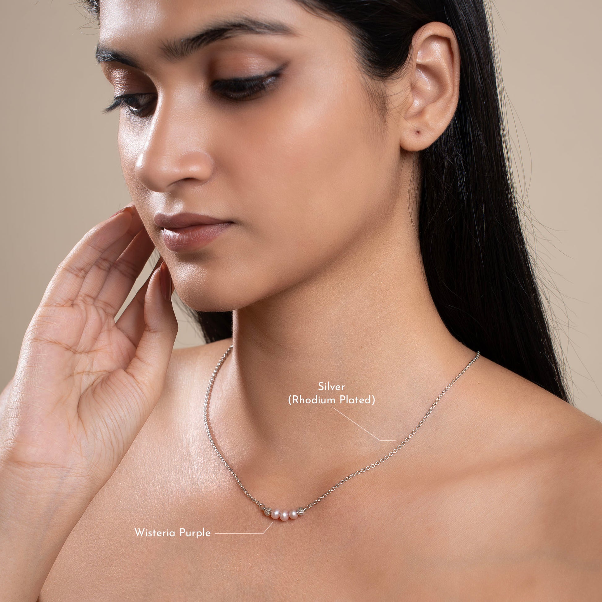 Luxury freshwater pearl necklace for women