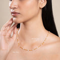 Luxury pearl collar necklace for women