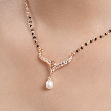 Modern Pearl Mangalsutra