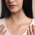 Minimalist pearl necklace for girls simple stylish look