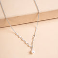 Elegant pearl necklace for women stylish modern design