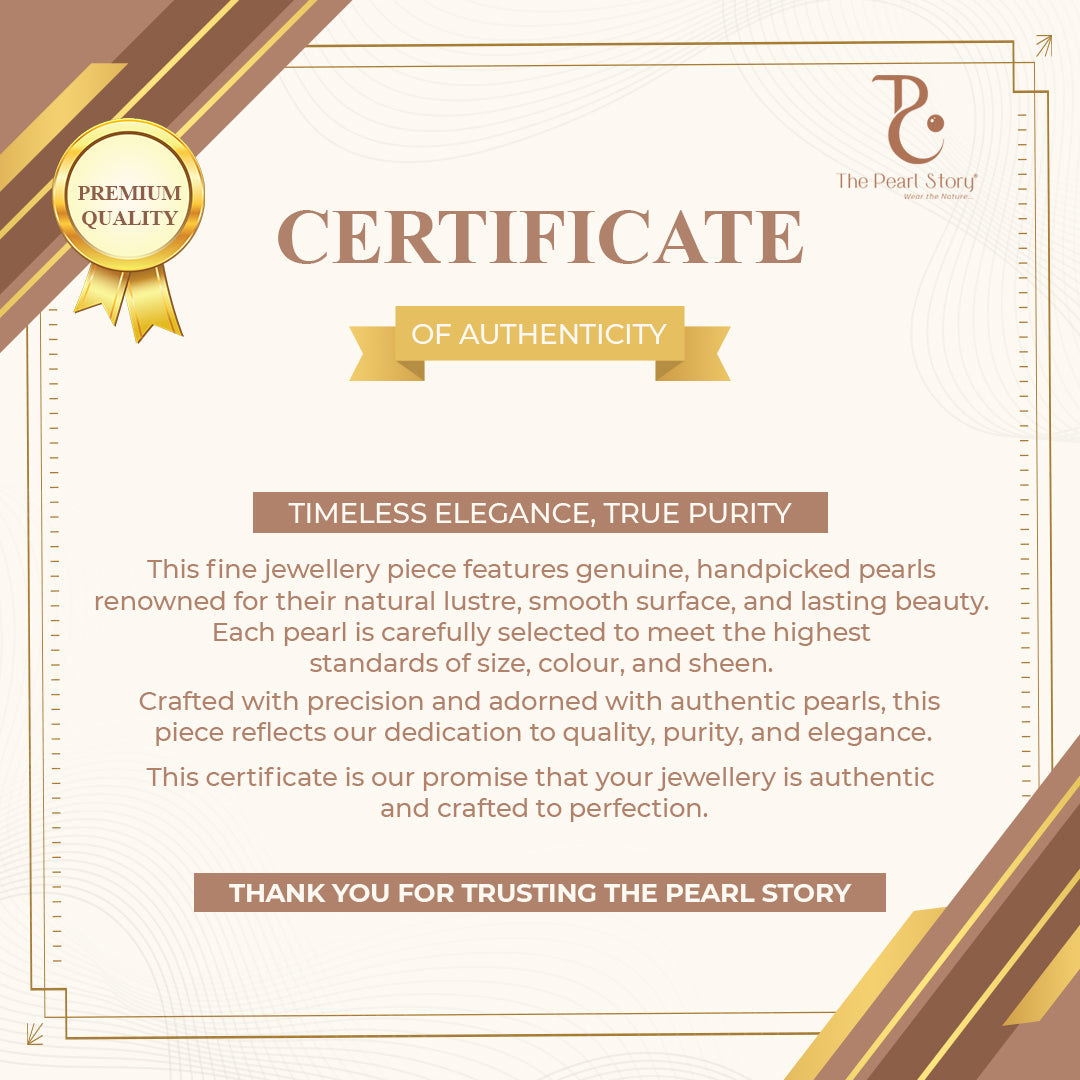 Certified pearl necklace for women authenticity and premium quality