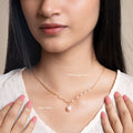 Pearl jewelry for women online premium silver necklace