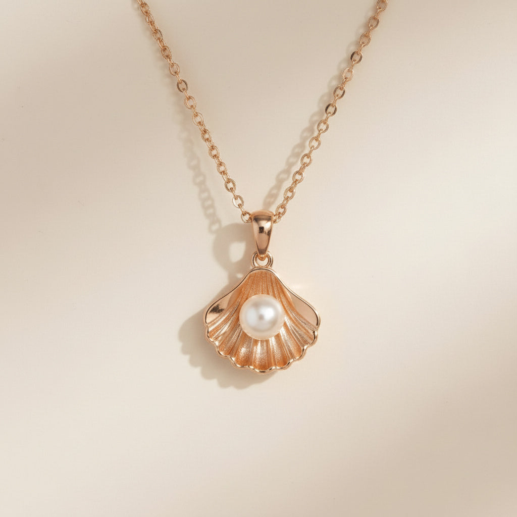 Coastal Charm Pearl Pendant