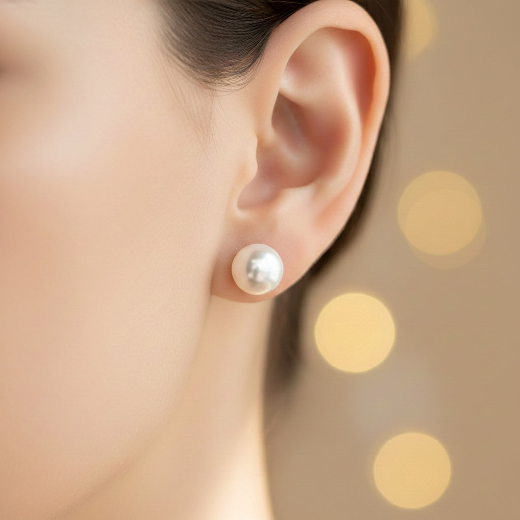 7-8 mm Pearl Stud Earrings
