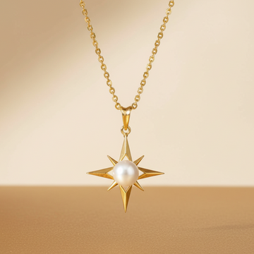 Starburst Pearl Pendant