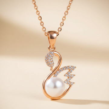 Regal Swan Pearl Pendant