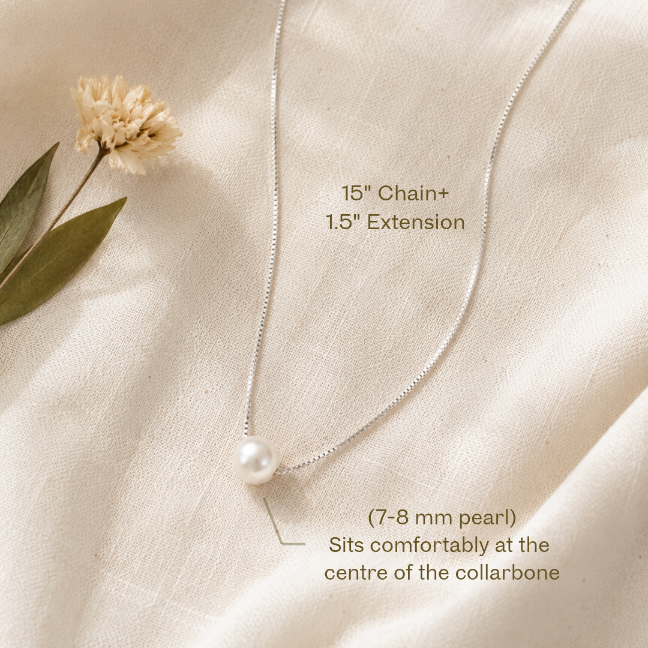 Single Pearl Necklace
