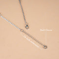 925 silver necklace extension chain for adjustable fitting