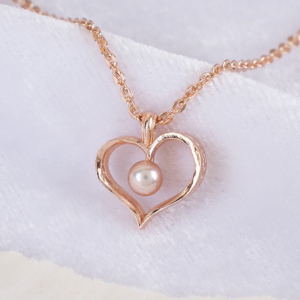Treasured Heart Pearl Pendant