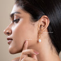 Modern pearl drop earrings design for women trendy styl